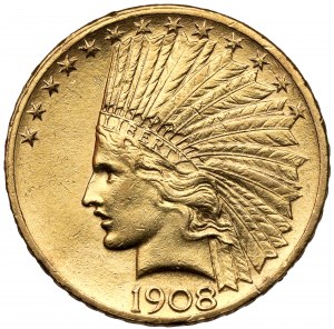 USA, 10 dollars 1908 