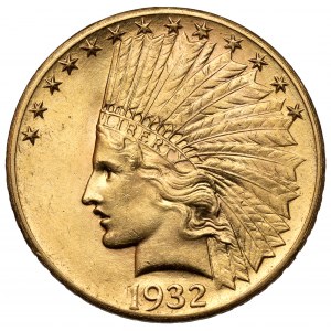 USA, 10 dolarów 1932 Indian head