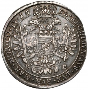 Austria, Leopold I, Thaler 1692-KB, Kremnitz