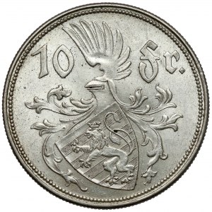 Luksemburg, 10 franków 1929