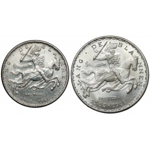 Luksemburg, 20 i 50 franków 1946 (2szt)