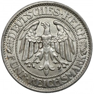 Weimar, 5 mark 1931-D, München - Eichbaum