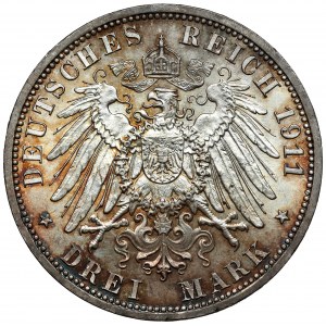 Preussen, 3 Mark 1911-A, Berlin