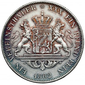 Bayern, Maximilian II, Vereinsthaler 1862