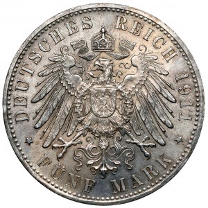 Bawaria, 5 marek 1911-D, Monachium - urodzinowe