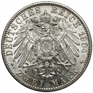 Bawaria, 2 marki 1904-D, Monachium