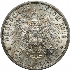 Preussen, 3 mark 1912-A, Berlin