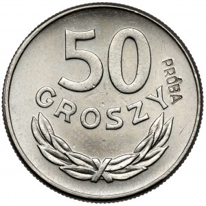 Próba NIKIEL 50 groszy 1957