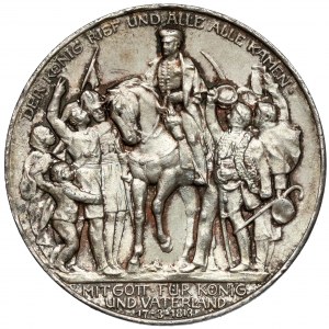 Prusy, 3 marki 1913, Berlin - Bitwa Narodów