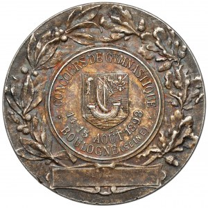 France, Medal 1898 - Concours de Gymnastique 1898