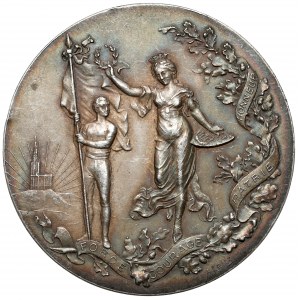 France, Medal 1895 - Concours International de Gymnastique