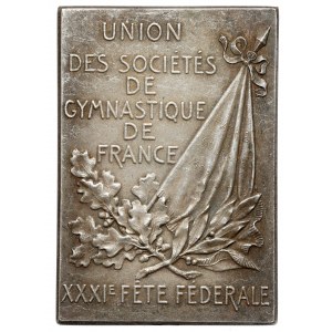 France, Medal 1905 - Union des Societes de Gymnastique de France