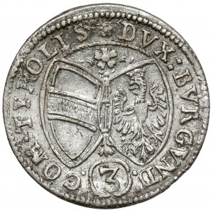 Austria, Ferdynand Karol, 3 krajcary 1647, Tyrol