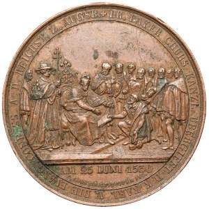 Niemcy, Saksonia, Medal 1830 - 300 rocznica wyznania augsburskiego