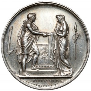 Francja, Medal zaślubinowy - Montagny
