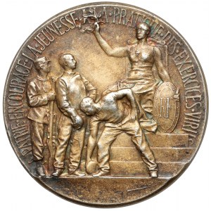 France, Medal - Concours de gymnastique 1899