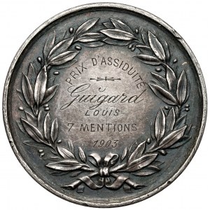 France, Medal 1903 - Societe d'Enseignement Professionnel du Rhone