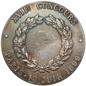 France, Medal 1899 - Association des Societes de Gymnastique de la Seine