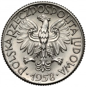 Sample NIKIEL 1 zloty 1958 - denomination