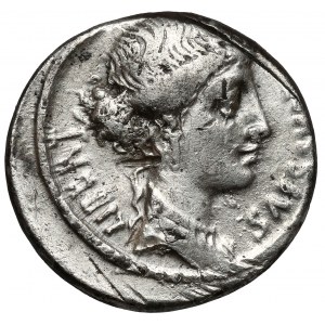 Republika, Q. Cassius Longinus (55 p.n.e.) Denar