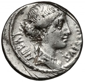 Roman Republic, Q. Cassius Longinus (55 BC) AR Denarius