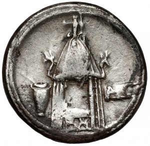 Roman Republic, Q. Cassius Longinus (55 BC) AR Denarius