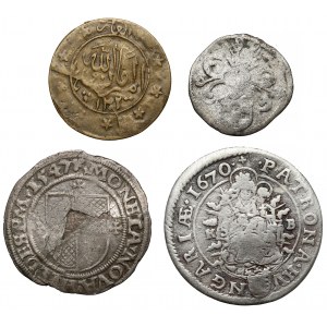 Niemcy, Austria i Turcja, zestaw monet MIX (4szt)