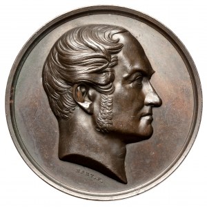 Medal, Józef de Köhler - Kupcy Miasta Warszawy, 1854 r.