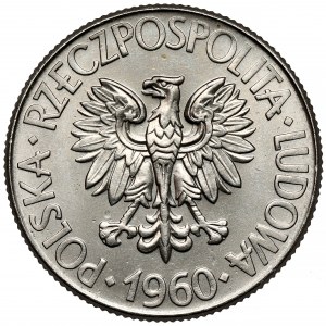 Próba NIKIEL 10 złotych 1960 Kościuszko - popiersie