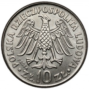 Próba NIKIEL 10 złotych 1964 Kazimierz Wielki - wklęsły