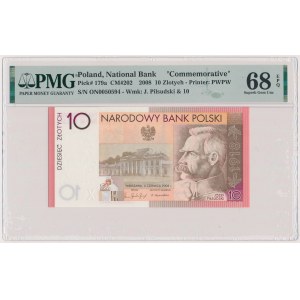 10 złotych 2008 Józef Piłsudski