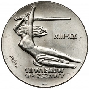 Próba NIKIEL 10 złotych 1965, VII wieków Warszawy - Nike