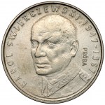 Muster MIEDZIONIKIEL 10 zloty 1967 Świerczewski - ohne Kappe
