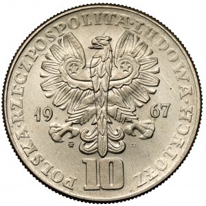 Próba MIEDZIONIKIEL 10 złotych 1967 Rewolucja Październikowa