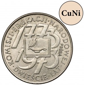 Próba MIEDZIONIKIEL 10 złotych 1973, 200 lat KEN - mały kaganek
