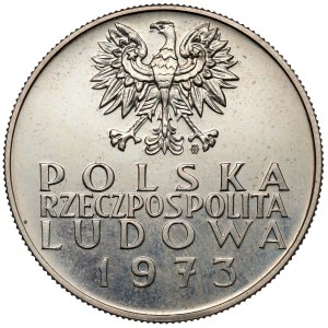 Próba MIEDZIONIKIEL 10 złotych 1973, 200 lat KEN - duży kaganek