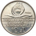 MIEDZIONIKIEL 10 zloty Probe 1973, 200 Jahre KEN - große Kagome