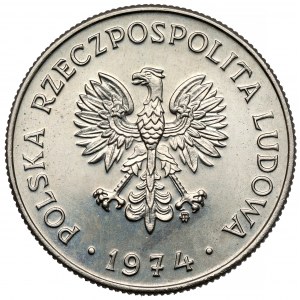 Próba MIEDZIONIKIEL 10 złotych 1974 Sienkiewicz