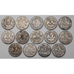 50 pennies 1938, set (14pcs)