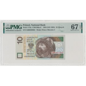 10 złotych 1994 - GB