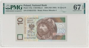 10 złotych 1994 - EY