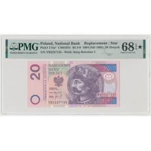 20 złotych 1994 - YB - seria zastępcza