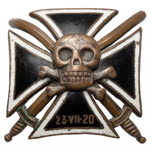 Odznaka, Dywizjon Huzarów Śmierci - ikonograficzna pozycja - bardzo rzadka