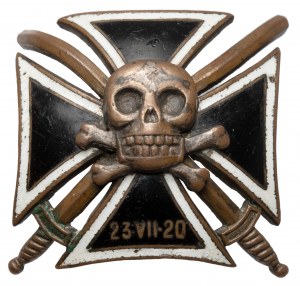 Odznaka, Dywizjon Huzarów Śmierci - ikonograficzna pozycja - bardzo rzadka