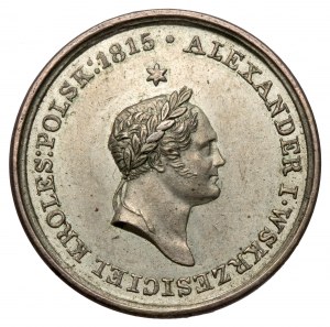 Medal, Dobroczyńcę swojego opłakująca Polska 1826 - srebro