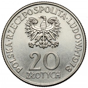 Próba MIEDZIONIKIEL 20 złotych 1978 Konopnicka - mały orzeł