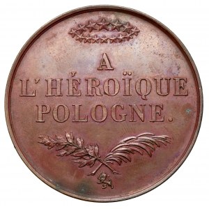 Medal, A L'Heroique Pologne (Bohaterskiej Polsce) 1831