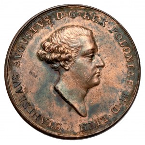 Poniatowski, Medal koronacyjny 1764 r. (Pingo) - brąz