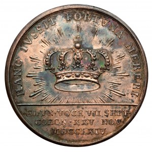 Poniatowski, Medal koronacyjny 1764 r. (Pingo) - brąz