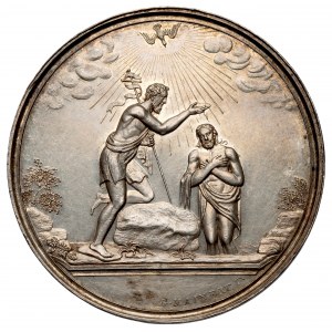 Medal Na Pamiątkę Chrztu 1845, Majnert - PIĘKNY